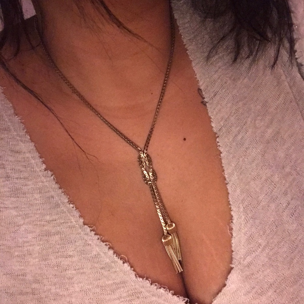 Unique knotted necklace